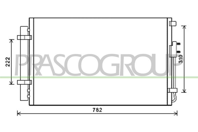 PRASCO Condensatore, Climatizzatore HN818C003