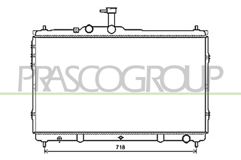 PRASCO Radiatore, Raffreddamento motore HN926R001