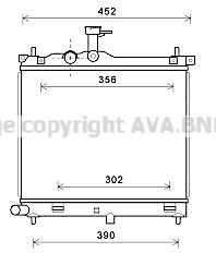 PRASCO Radiatore, Raffreddamento motore HYA2291