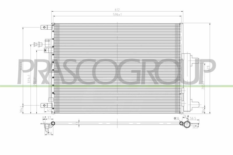 PRASCO Condensatore, Climatizzatore JE100C003