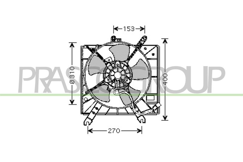 PRASCO Ventola, Raffreddamento motore KI420F001