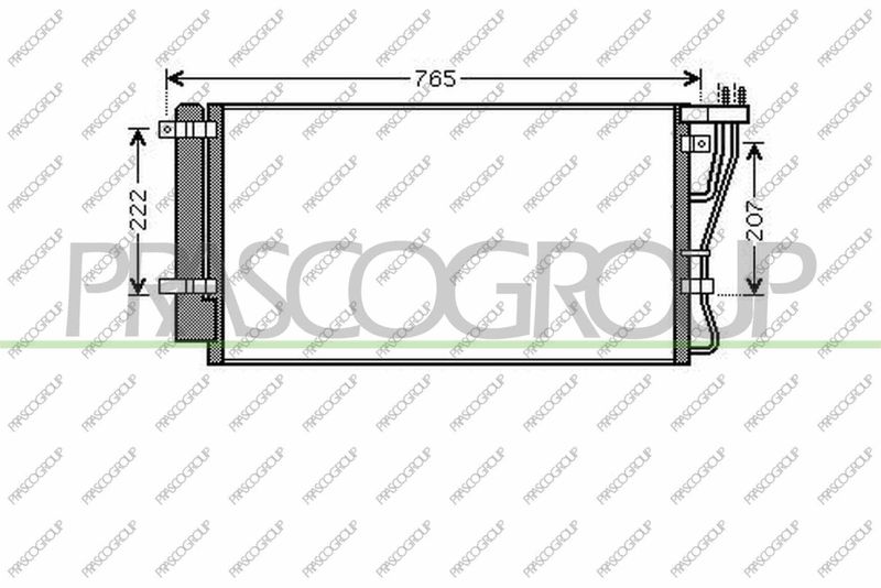 PRASCO Condensatore, Climatizzatore KI732C002