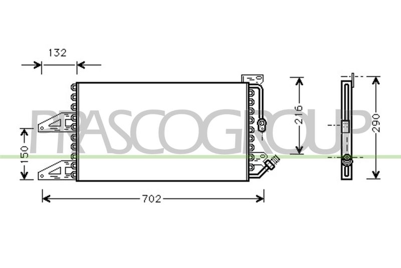 PRASCO Condensatore, Climatizzatore LA001C001