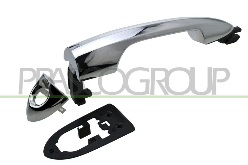 MANIGLIA ANT SX-ESTERNA-CROMATA LUCIDA-CON FORO NOTTOLINO ALFA ROMEO GIULIETTA Mod 05/10 08/16