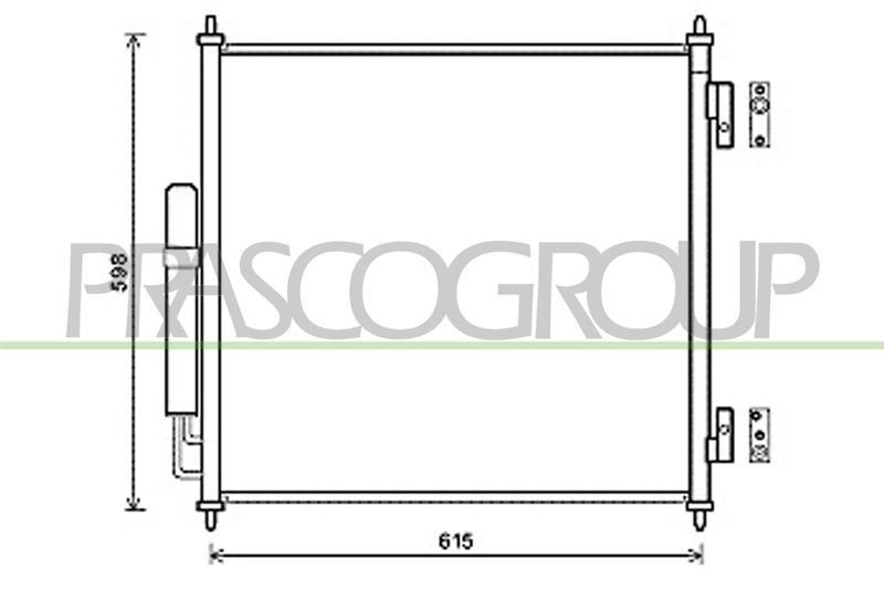 PRASCO Condensatore, Climatizzatore LR866C001