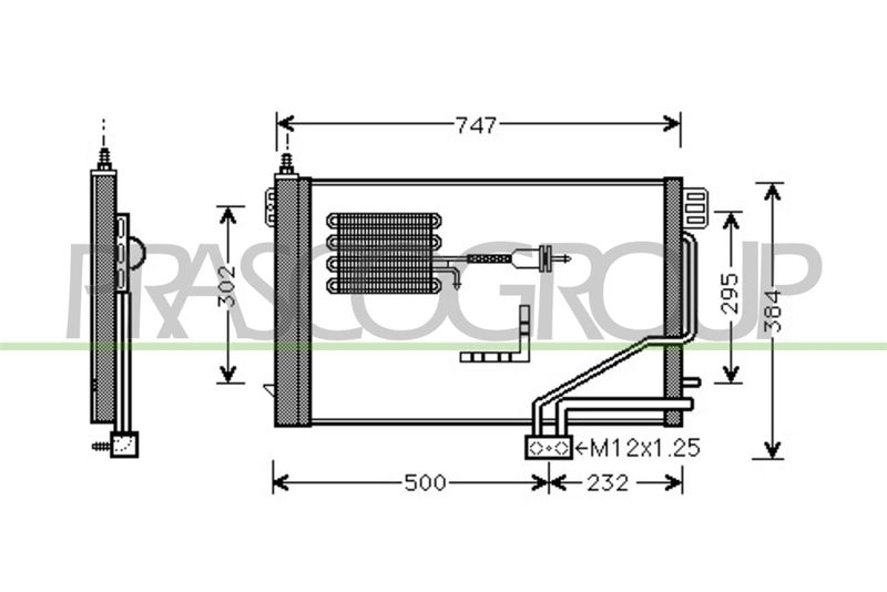 PRASCO Condensatore, Climatizzatore ME026C002