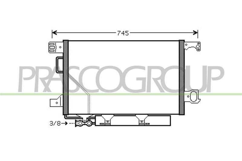PRASCO Condensatore, Climatizzatore ME026C004