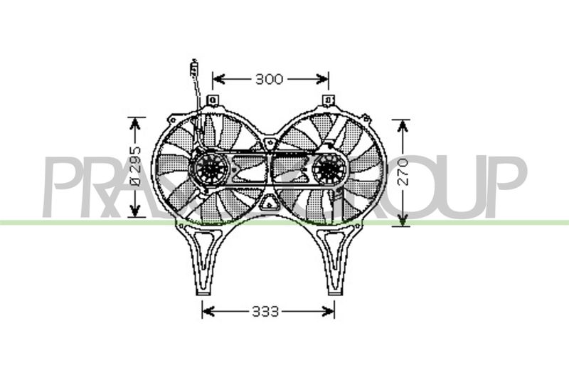 PRASCO Ventola, Raffreddamento motore ME035F003