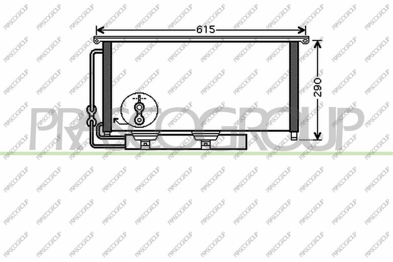 PRASCO Condensatore, Climatizzatore ME300C001
