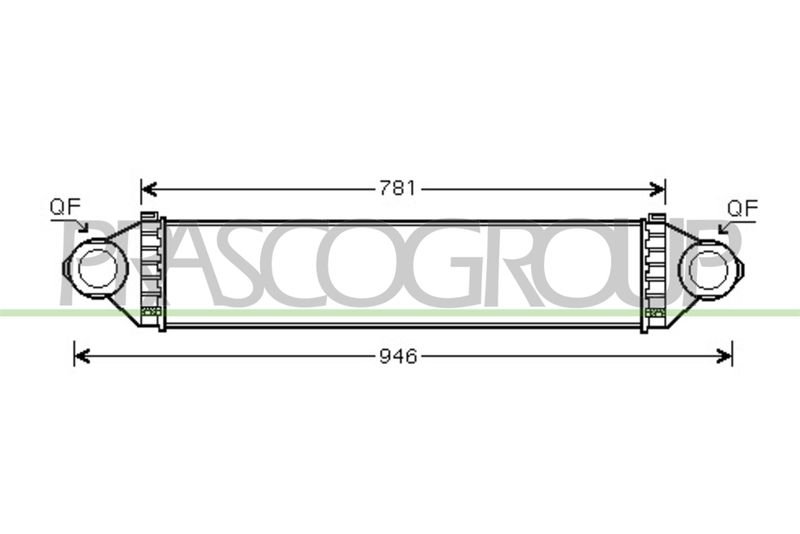 PRASCO Intercooler ME324N001
