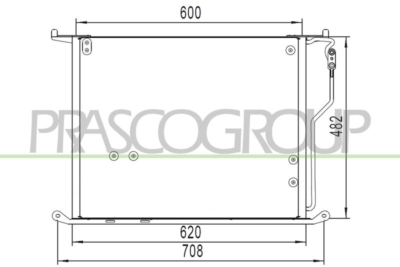 PRASCO Condensatore, Climatizzatore ME522C005
