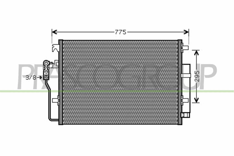 PRASCO Condensatore, Climatizzatore ME919C001