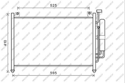 PRASCO Condensatore, Climatizzatore MZ309C001