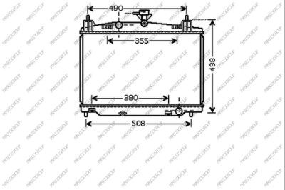 PRASCO Radiatore, Raffreddamento motore MZ309R002