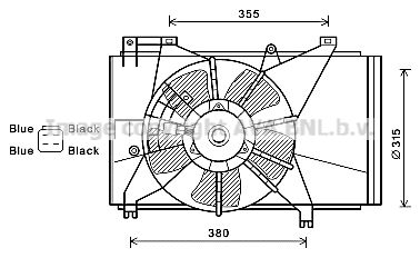 PRASCO Ventola, Raffreddamento motore MZ7543