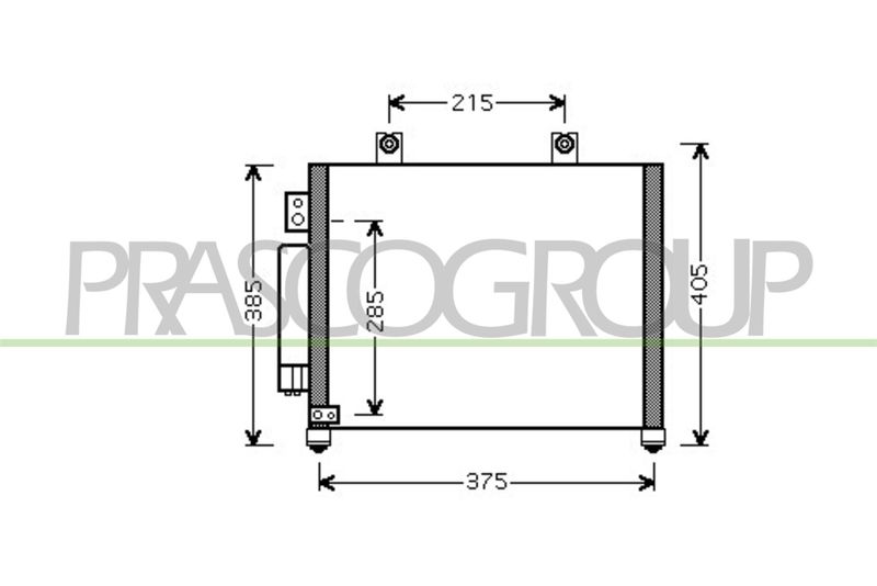 PRASCO Condensatore, Climatizzatore OP304C001