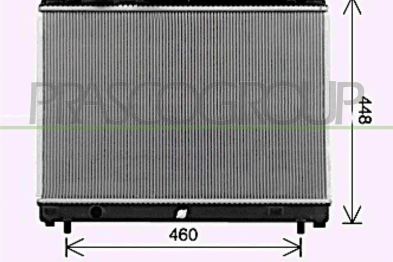 PRASCO Radiatore, Raffreddamento motore OP305R004