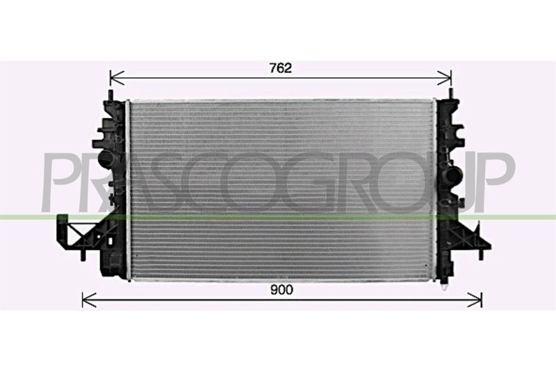 PRASCO Radiatore, Raffreddamento motore OP420R001