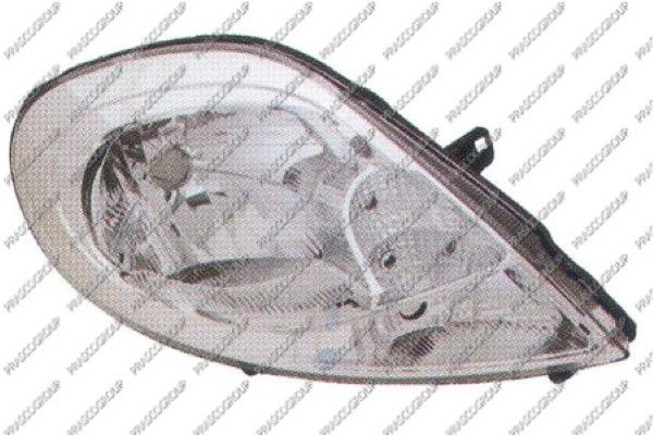 PROIETTORE DX H4-ELETT-CON MOTORE-FANALE BIANCO NISSAN PRIMASTAR Mod 01/07 12/15