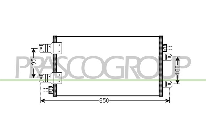 PRASCO Condensatore, Climatizzatore OP954C002