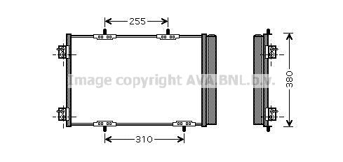 AVA QUALITY COOLING Condensatore, Climatizzatore PEA5291D