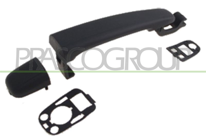 MANIGLIA ANT DX+POST DX/SX-ESTERNA-CON PRIMER-SENZA FORO NOTTOLINO CITROEN C3 Mod 10/05 08/09