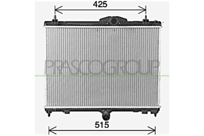 PRASCO Radiatore, Raffreddamento motore PG530R004