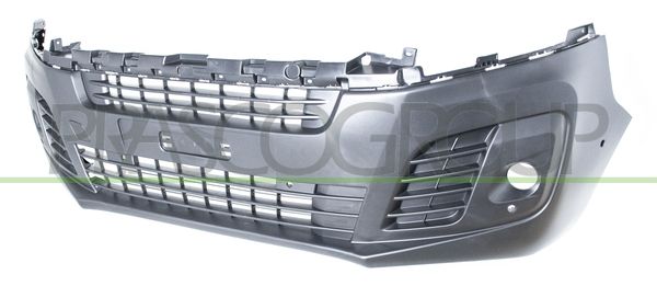 PARAURTI ANT-NERO-GOFFRATO-CON SEDE FENDI-CON FORI PDC E PARK ASSIST+SUPPORTI CITROEN JUMPY / DISPATCH Mod 03/16 10/23
