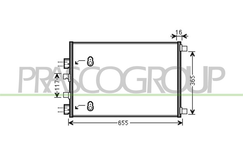 PRASCO Condensatore, Climatizzatore RN032C002