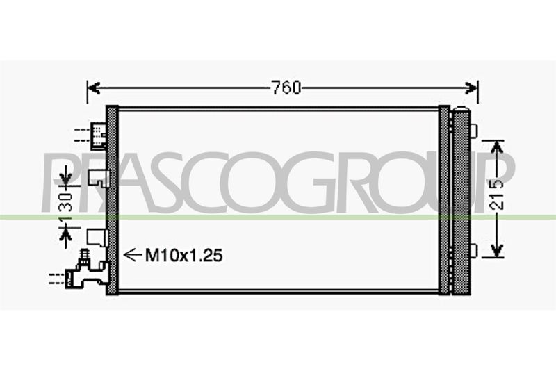 PRASCO Condensatore, Climatizzatore RN034C001