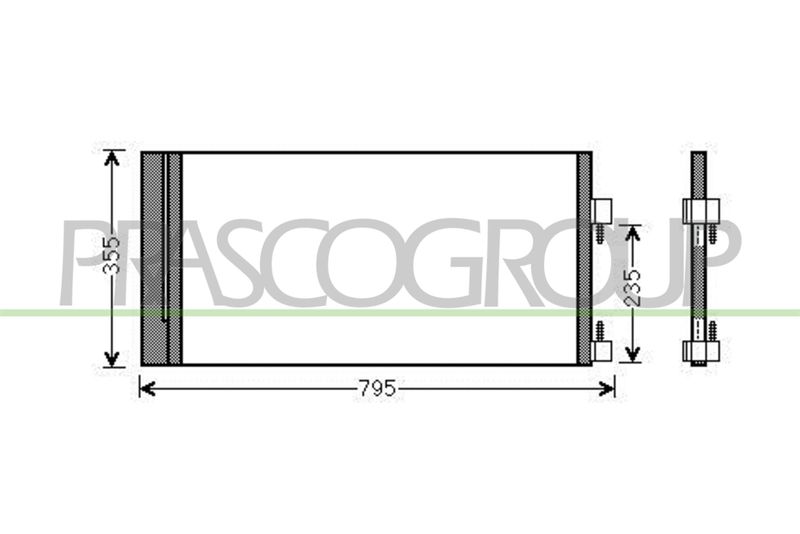 PRASCO Condensatore, Climatizzatore RN086C001