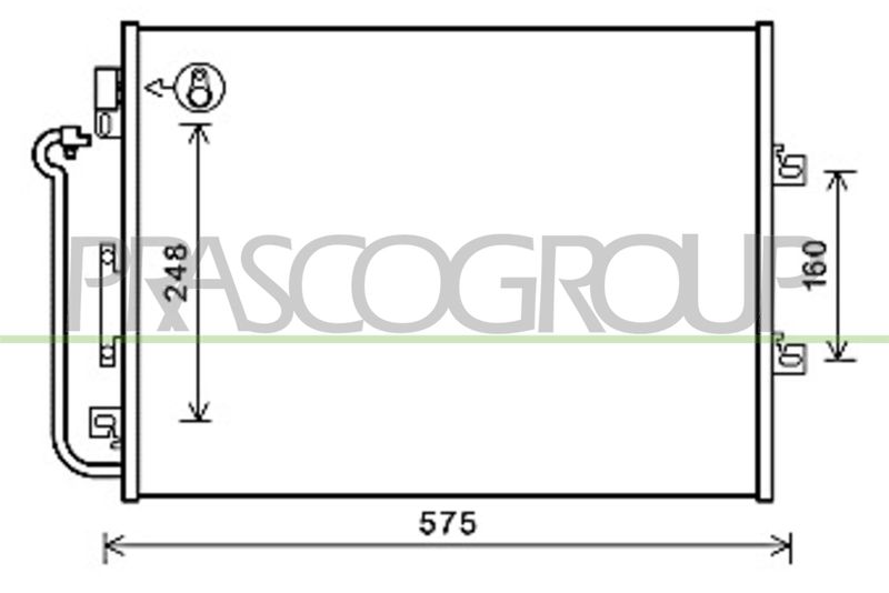 PRASCO Condensatore, Climatizzatore RN306C001