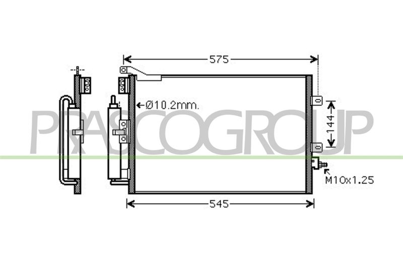 PRASCO Condensatore, Climatizzatore RN308C001