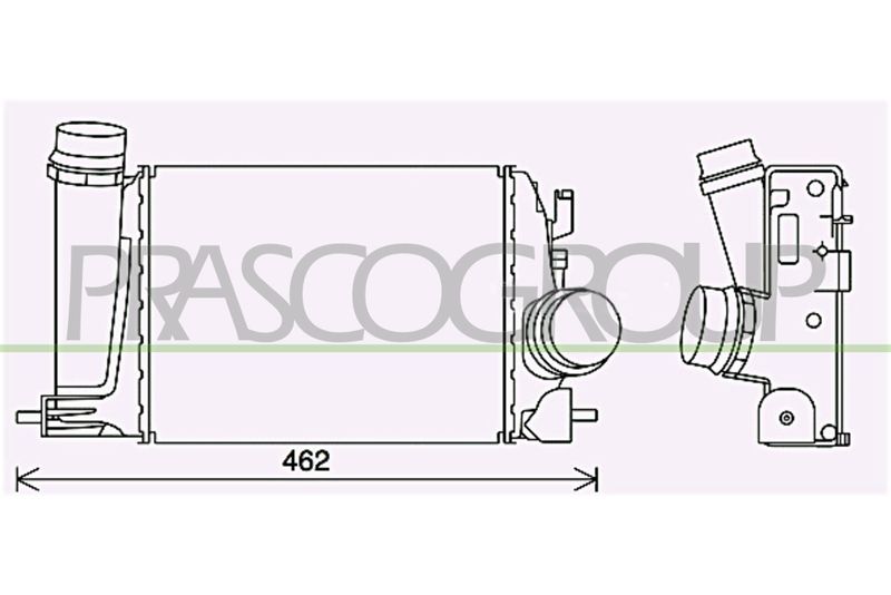 INTERCOOLER NISSAN QASHQAI (J11) Mod 02/14 08/17