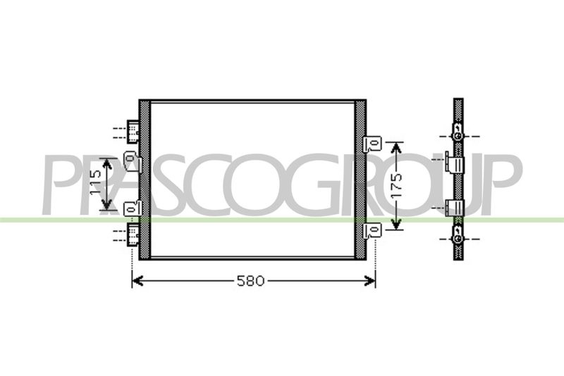 PRASCO Condensatore, Climatizzatore RN916C003