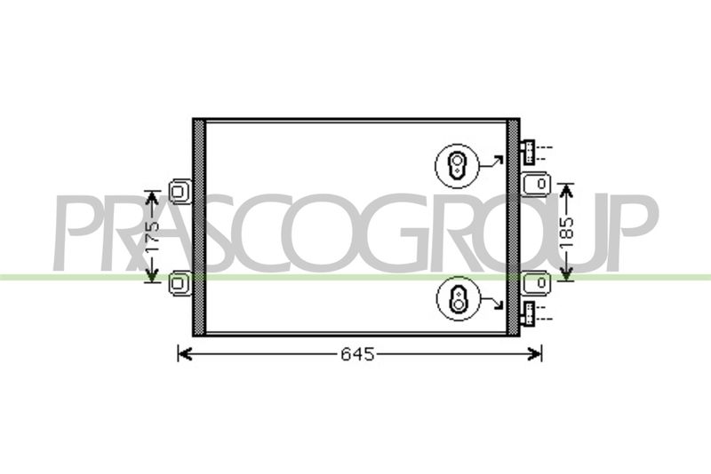 PRASCO Condensatore, Climatizzatore RN972C001