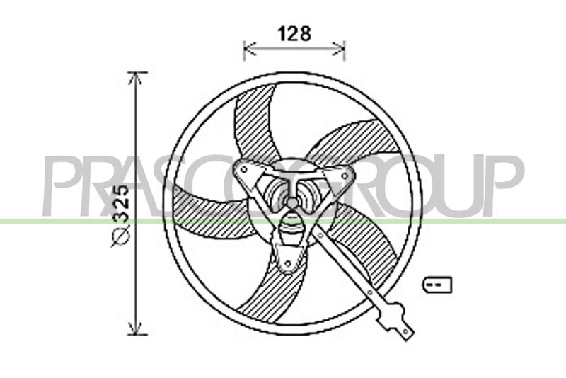 PRASCO Ventola, Raffreddamento motore SK324F004