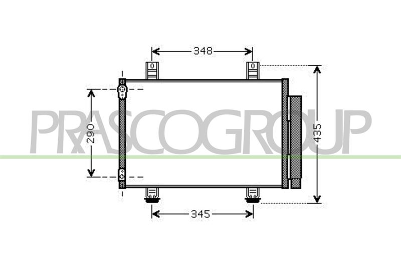 PRASCO Condensatore, Climatizzatore SZ034C001