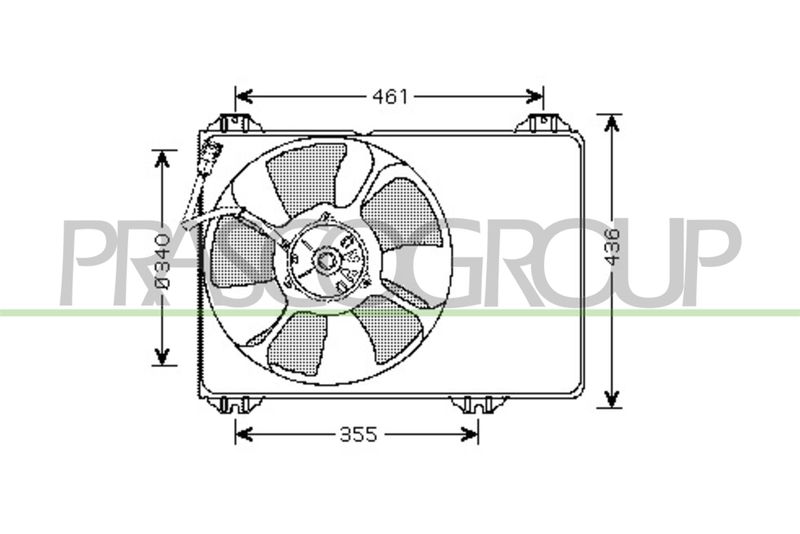 PRASCO Ventola, Raffreddamento motore SZ034F001
