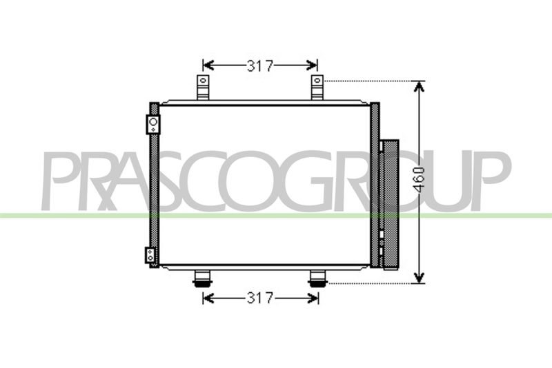 PRASCO Condensatore, Climatizzatore SZ036C001