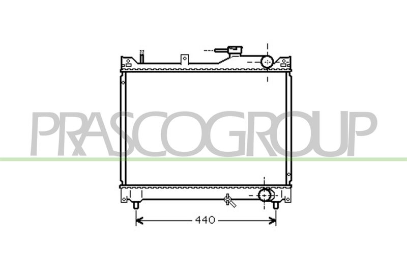 PRASCO Radiatore, Raffreddamento motore SZ054R007
