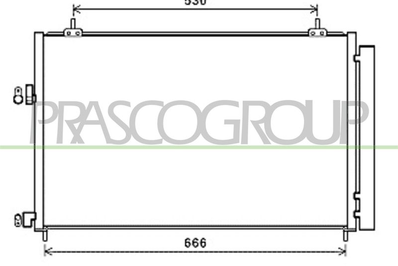 PRASCO Condensatore, Climatizzatore TY290C001