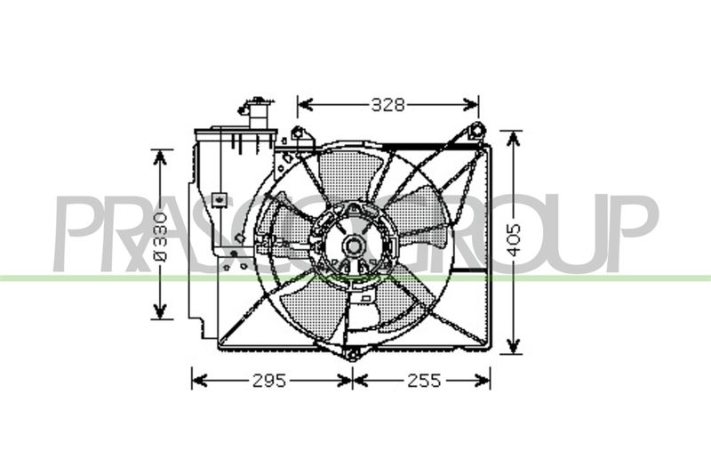 PRASCO Ventola, Raffreddamento motore TY320F004