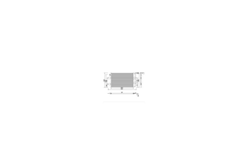 PRASCO Condensatore, Climatizzatore VG420C001