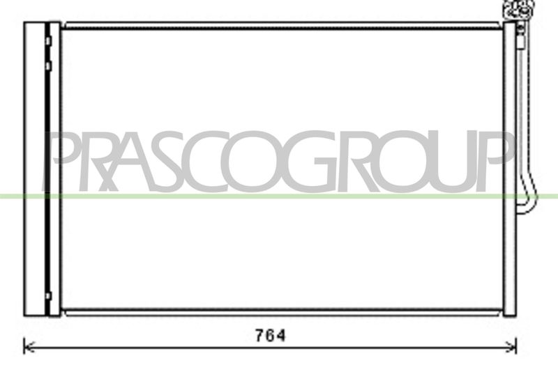 PRASCO Condensatore, Climatizzatore VG819C001