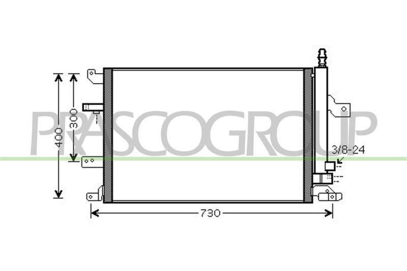 PRASCO Condensatore, Climatizzatore VV042C002