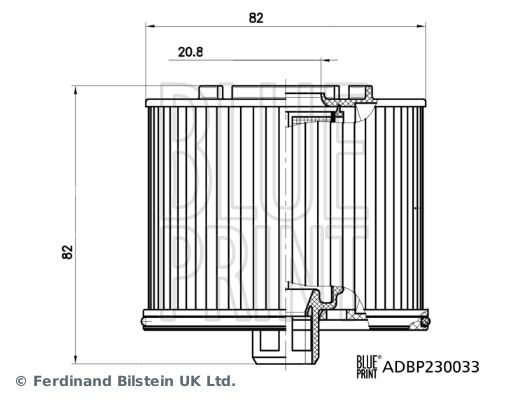 BLUE PRINT Filtro carburante ADBP230033