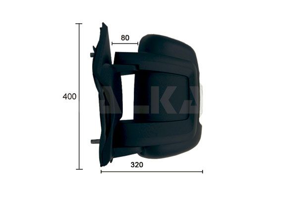 ALKAR Specchio retrovisore esterno 9246922
