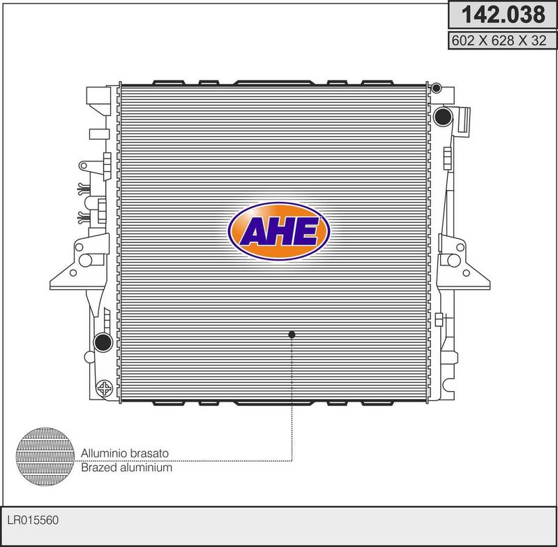 AHE Radiatore, Raffreddamento motore 142.038