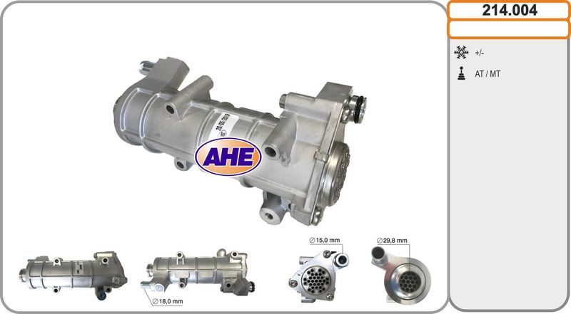 AHE Radiatore, Ricircolo gas scarico 214.004